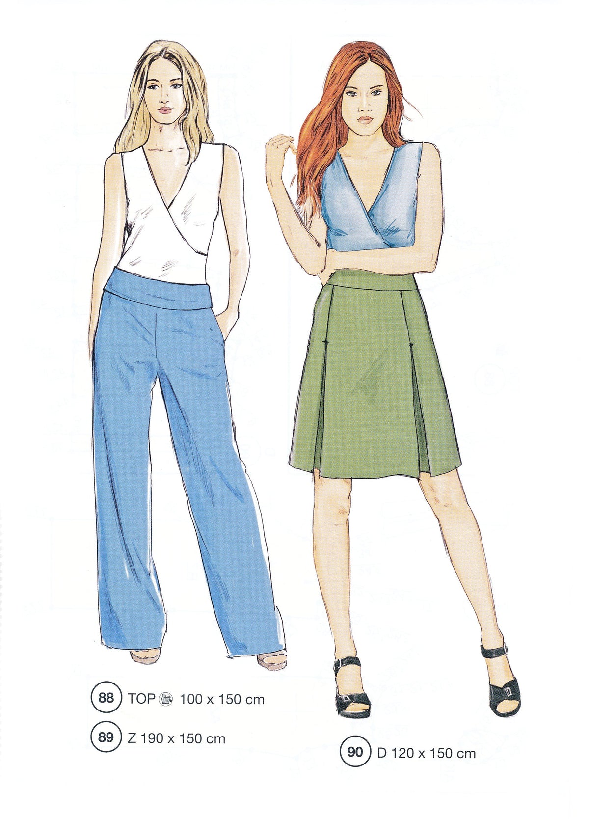 Lutterloh System sewing pattern — custom-fit fashion design 4 from Supplement 293