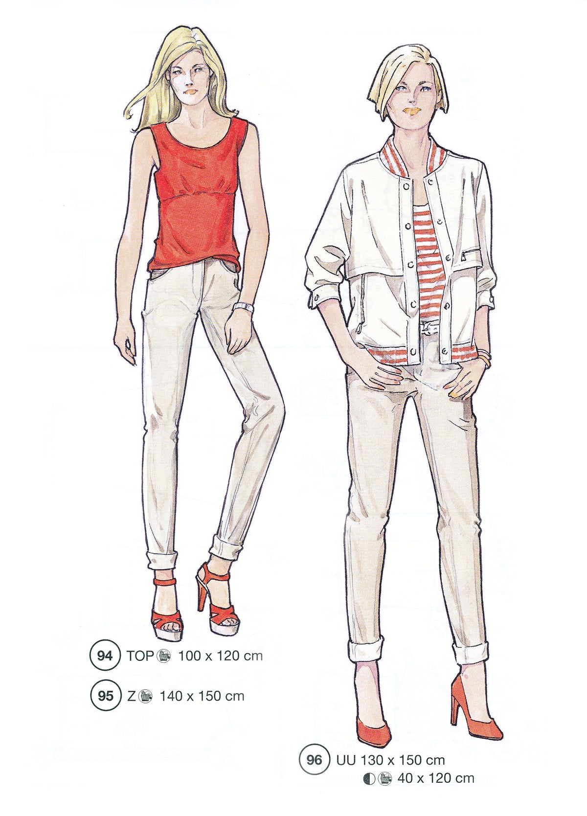 Lutterloh System sewing pattern — custom-fit fashion design 6 from Supplement 293