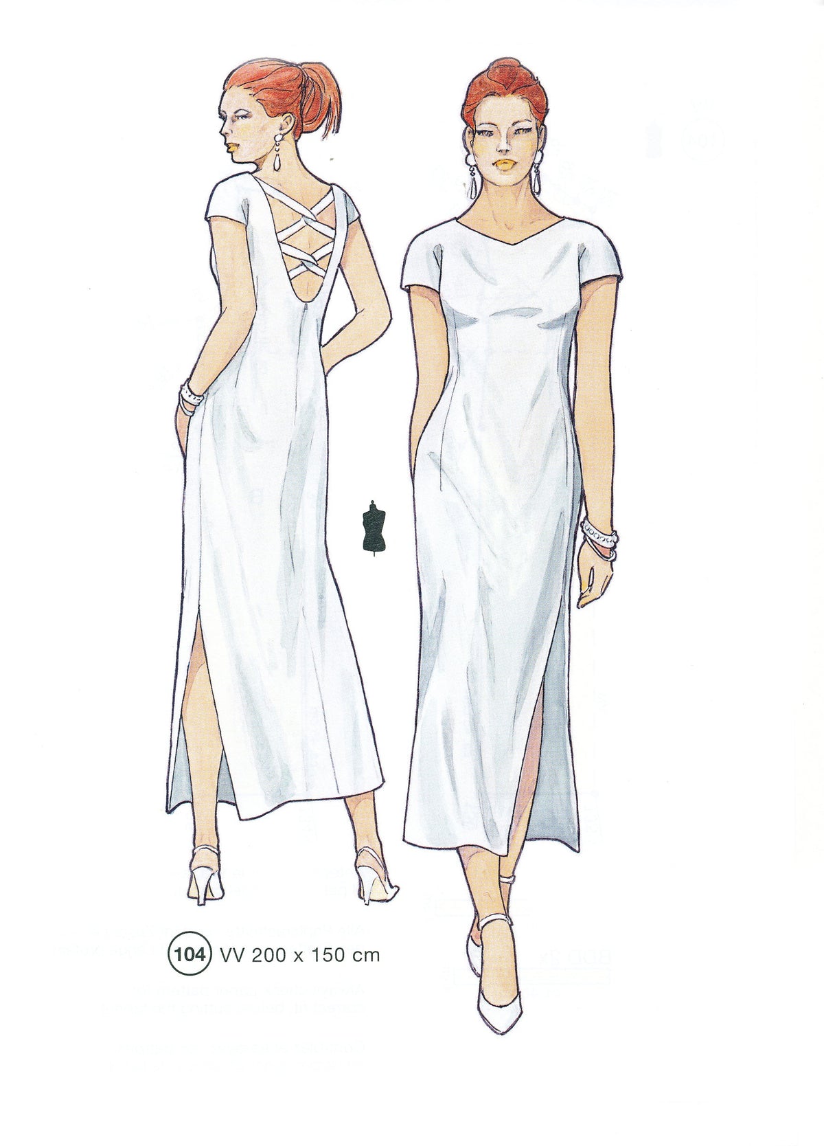 Lutterloh System sewing pattern — custom-fit fashion design 10 from Supplement 293