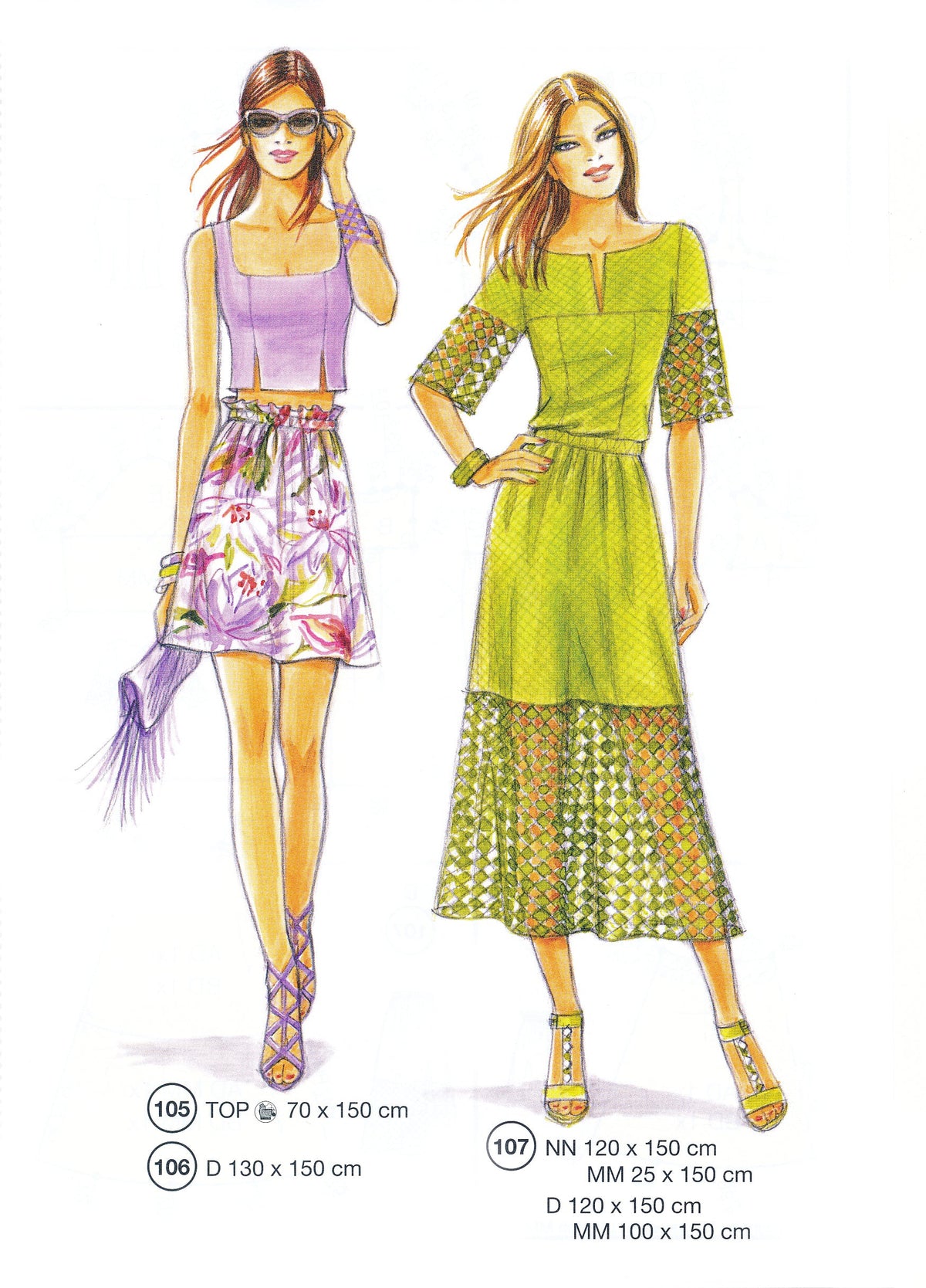 Lutterloh System sewing pattern — custom-fit fashion design 11 from Supplement 293