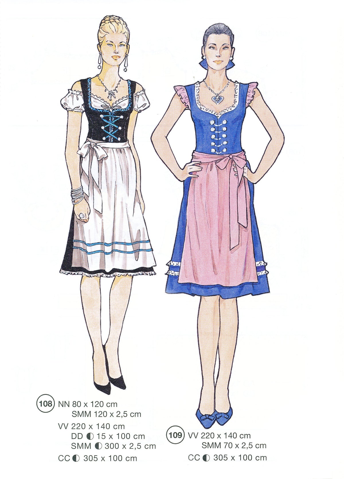 Lutterloh System sewing pattern — custom-fit fashion design 12 from Supplement 293