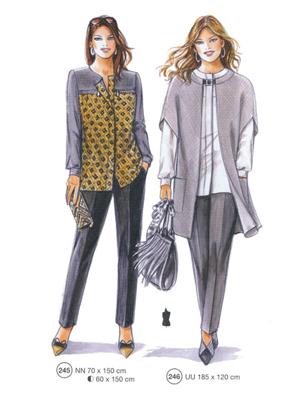 Lutterloh System sewing pattern — custom-fit fashion design 3 from Supplement 295