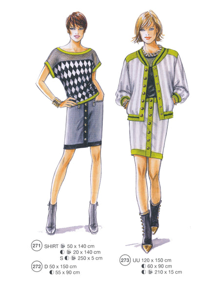 Lutterloh System sewing pattern — custom-fit fashion design 13 from Supplement 295