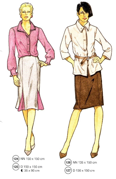 Lutterloh System sewing pattern — custom-fit fashion design 2 from Supplement 259