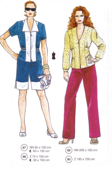 Lutterloh System sewing pattern — custom-fit fashion design 3 from Supplement 256
