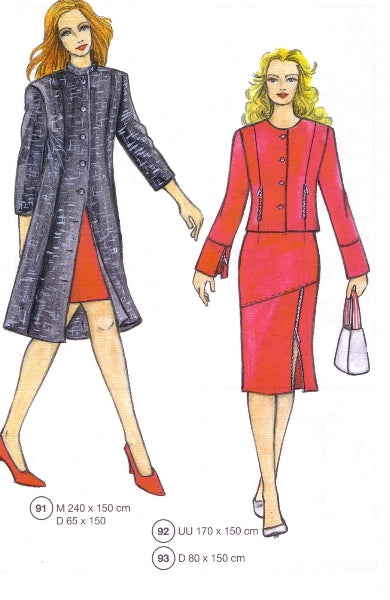Lutterloh System sewing pattern — custom-fit fashion design 4 from Supplement 256