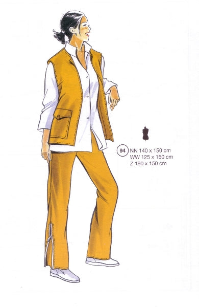 Lutterloh System sewing pattern — custom-fit fashion design 5 from Supplement 256