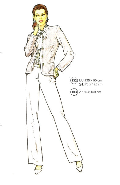 Lutterloh System sewing pattern — custom-fit fashion design 5 from Supplement 259