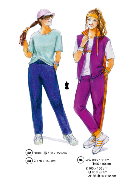 Fashion designs from the Lutterloh System® manual, page 14 of 112