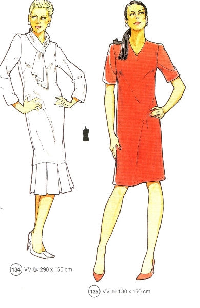 Lutterloh System sewing pattern — custom-fit fashion design 6 from Supplement 259