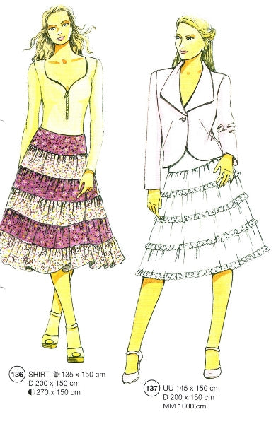 Lutterloh System sewing pattern — custom-fit fashion design 7 from Supplement 259