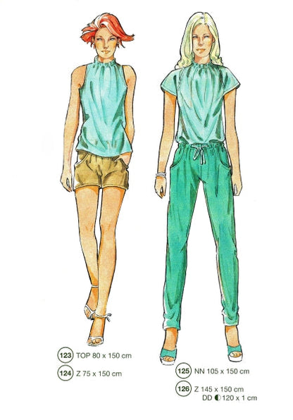 Lutterloh System sewing pattern — custom-fit fashion design 2 from Supplement 288