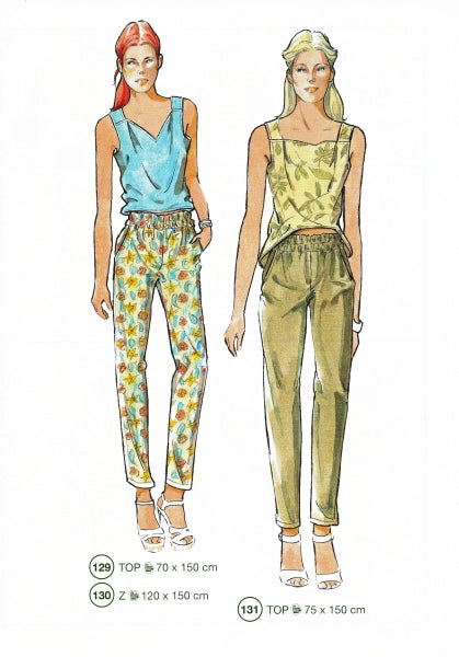 Lutterloh System sewing pattern — custom-fit fashion design 4 from Supplement 288