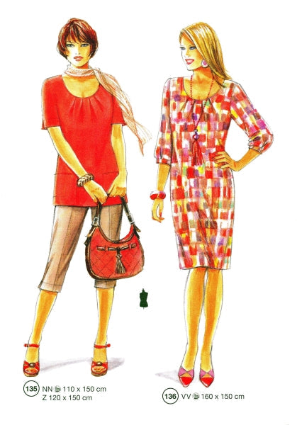 Lutterloh System sewing pattern — custom-fit fashion design 6 from Supplement 288