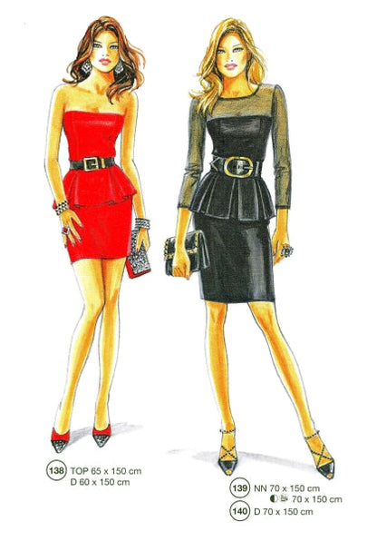 Lutterloh System sewing pattern — custom-fit fashion design 8 from Supplement 288