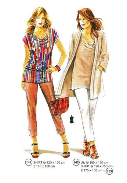 Lutterloh System sewing pattern — custom-fit fashion design 9 from Supplement 288