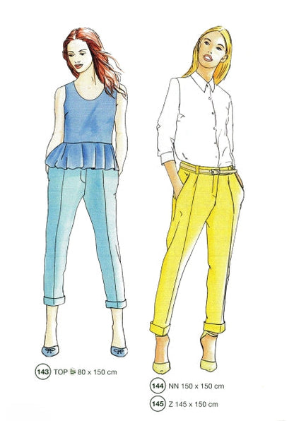 Lutterloh System sewing pattern — custom-fit fashion design 10 from Supplement 288