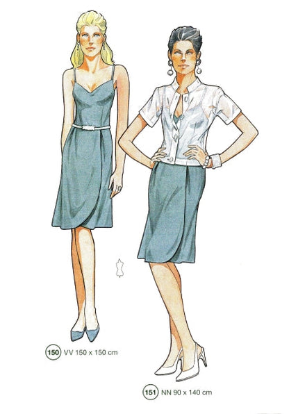 Lutterloh System sewing pattern — custom-fit fashion design 13 from Supplement 288