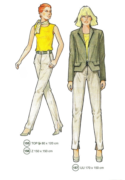 Lutterloh System sewing pattern — custom-fit fashion design 15 from Supplement 288