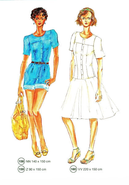 Lutterloh System sewing pattern — custom-fit fashion design 16 from Supplement 288