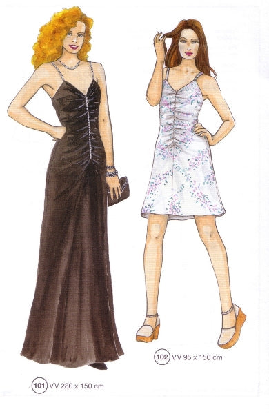 Lutterloh System sewing pattern — custom-fit fashion design 9 from Supplement 256