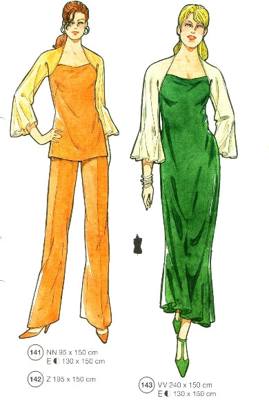 Lutterloh System sewing pattern — custom-fit fashion design 9 from Supplement 259