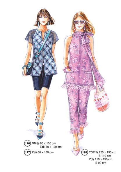 Fashion designs from the Lutterloh System® manual, page 71 of 112