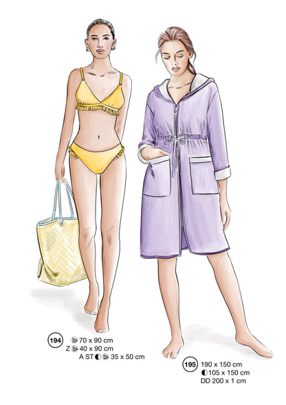 Fashion designs from the Lutterloh System® manual, page 78 of 112