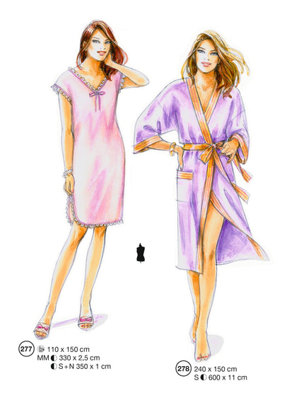 Fashion designs from the Lutterloh System® manual, page 111 of 112
