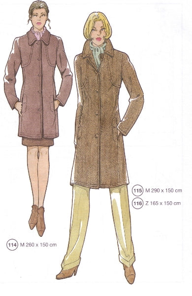 Lutterloh System sewing pattern — custom-fit fashion design 15 from Supplement 256