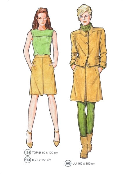 Lutterloh System sewing pattern — custom-fit fashion design 2 from Supplement 286