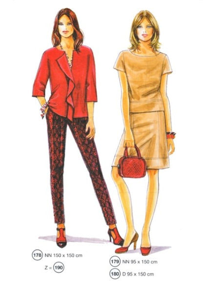 Lutterloh System sewing pattern — custom-fit fashion design 3 from Supplement 286