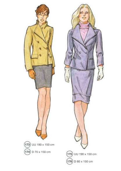 Lutterloh System sewing pattern — custom-fit fashion design 7 from Supplement 286