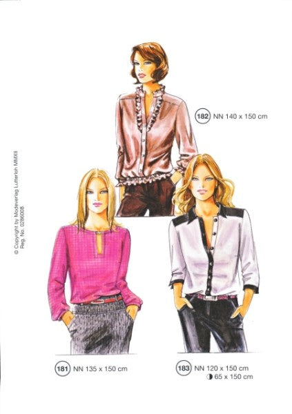 Lutterloh System sewing pattern — custom-fit fashion design 9 from Supplement 286