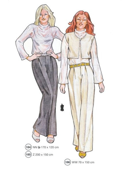 Lutterloh System sewing pattern — custom-fit fashion design 10 from Supplement 286