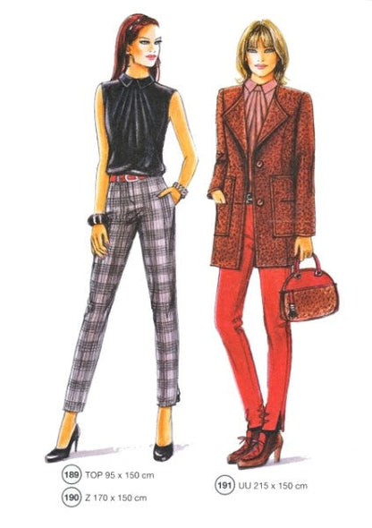 Lutterloh System sewing pattern — custom-fit fashion design 12 from Supplement 286