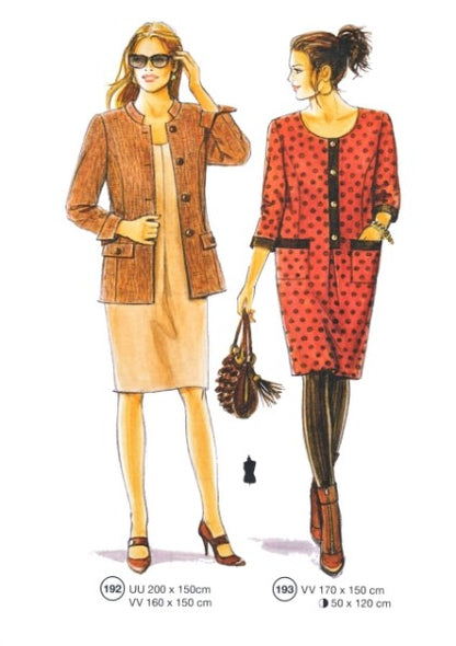 Lutterloh System sewing pattern — custom-fit fashion design 13 from Supplement 286