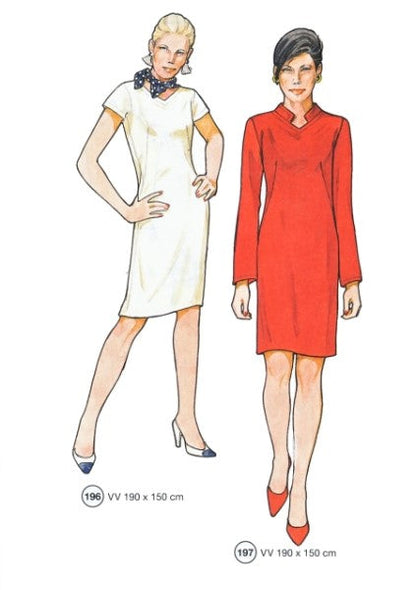 Lutterloh System sewing pattern — custom-fit fashion design 15 from Supplement 286